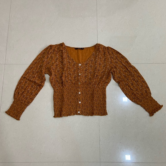 ONLY Women’s V Neck Printed Top - S - Picture 10 of 17